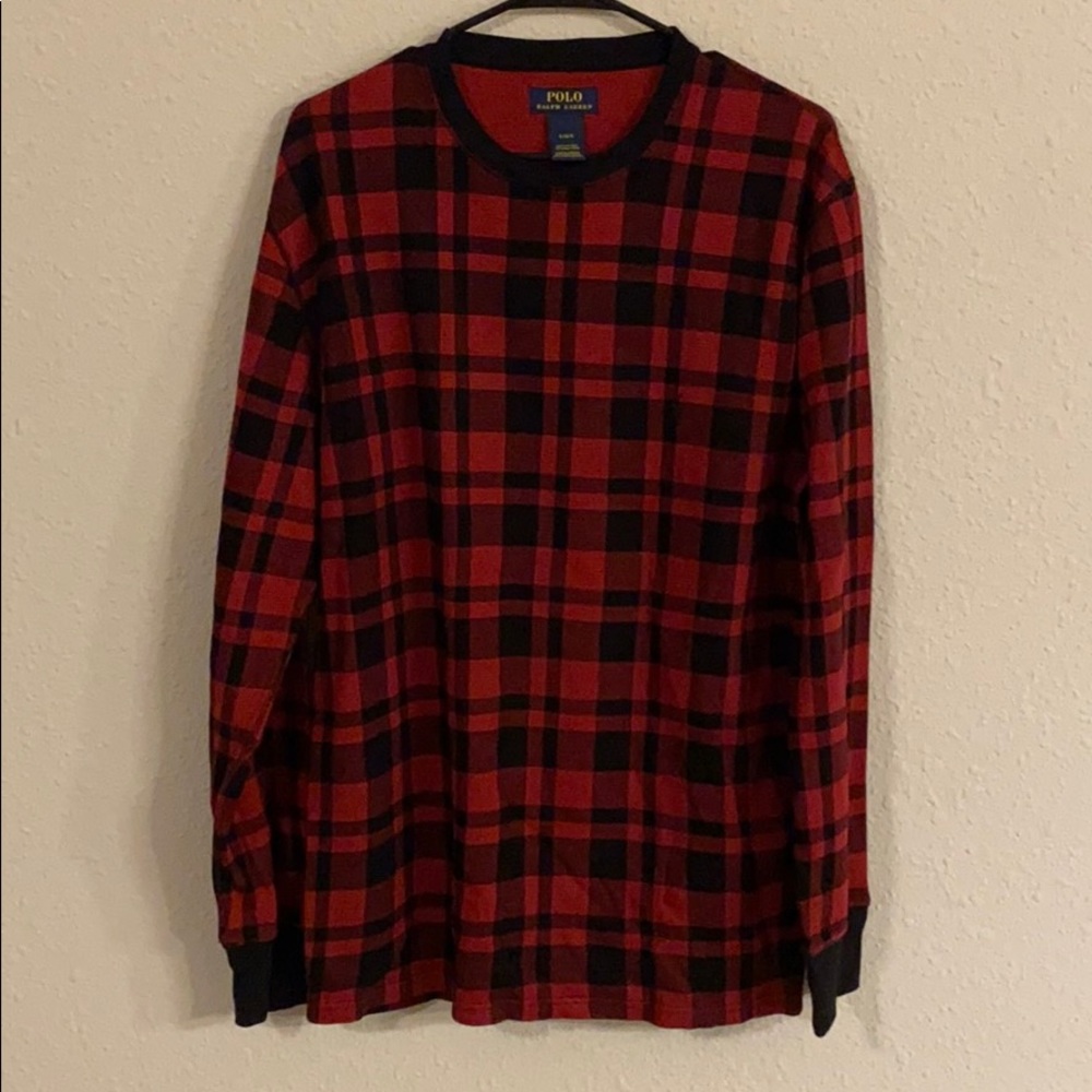 Polo RL long sleeve waffle shirt